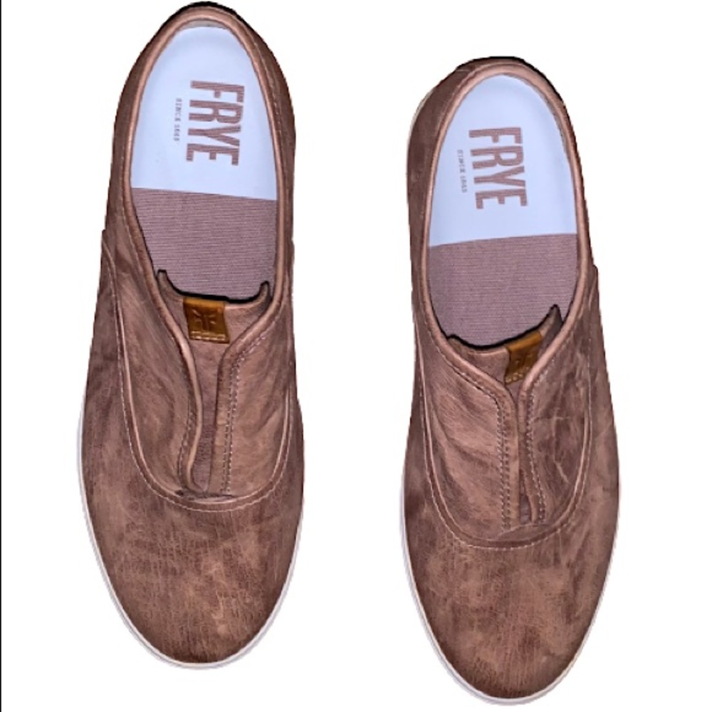 Frye Maya Cvo Slip-On Vintage Leather Sneakers 9 M